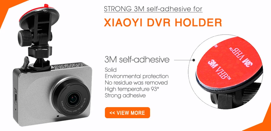 Большой крепкий Автомобильный видеорегистратор держатель для Xiaomi mijia DVR держатель универсальная присоска dvr Мини тире камера кронштейн Держатели