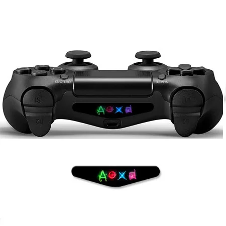 1 шт. модный светодиодный светильник наклейки для Playstation 4 Светодиодный светильник наклейка PS4 контроллер геймпад красочный чехол - Цвет: YSLED-0072