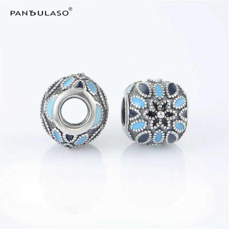 100% 925 стерлингового серебра ювелирные изделия из бисера Подходит европейский