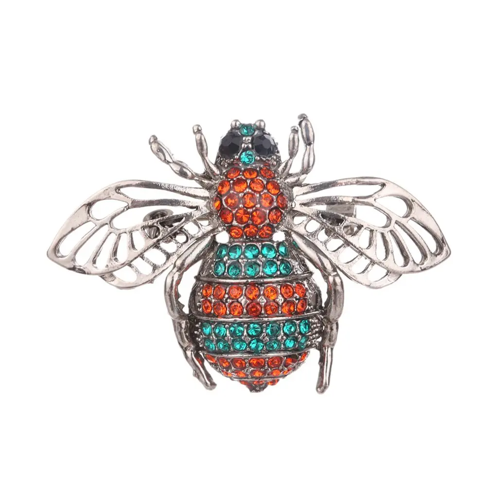 Брошь в виде пчелы брошь из сплава Рождественский Jingle Pin ювелирный подарок для