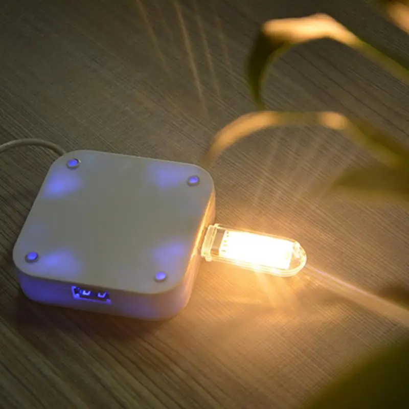 1 шт. мини USB светодиодный ночсветильник для компьютера ноутбука зарядное