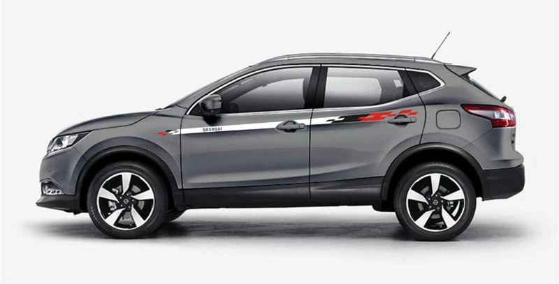 World Datong Racing Sport Stripes для Nissan QASHQAI Mark Levinson Боковая дверь наклейка автомобильная виниловая пленка