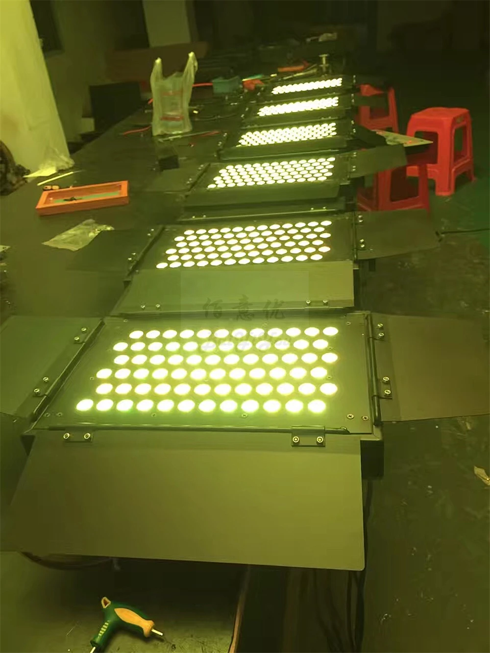 Студийный сценический фон с эффектом стирки 72 шт. 3 Вт теплый белый холодный