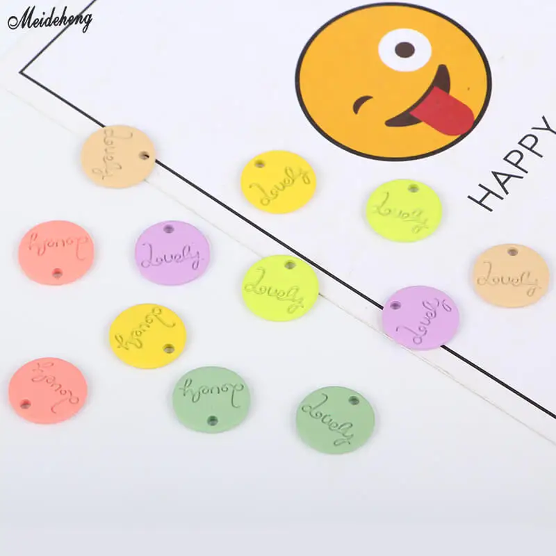 Сплав флуоресцентные Висячие Круглые бусины для изготовления ювелирных изделий