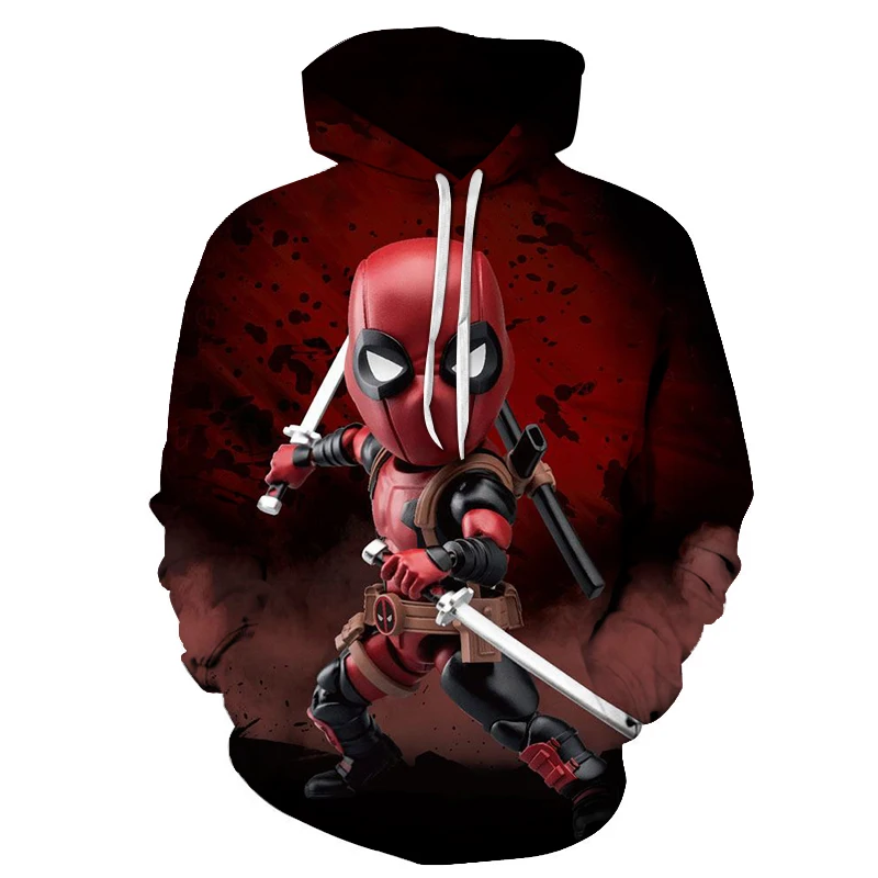 Дэдпул, худи, костюм с капюшоном, модный, размера плюс, hoddie, топ для мужчин wo, мужские толстовки, хип-хоп спортивная одежда