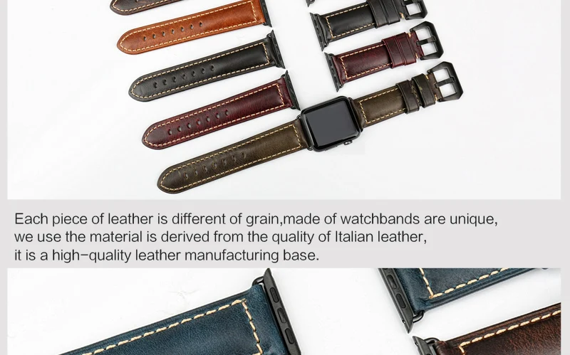 MAIKES, винтажный кожаный ремешок для Apple Watch, ремешок 44 мм, 40 мм, серия 4, 3, 2, 1, ремешок iWatch, ремешок для Apple Watch, 42 мм, 38 мм
