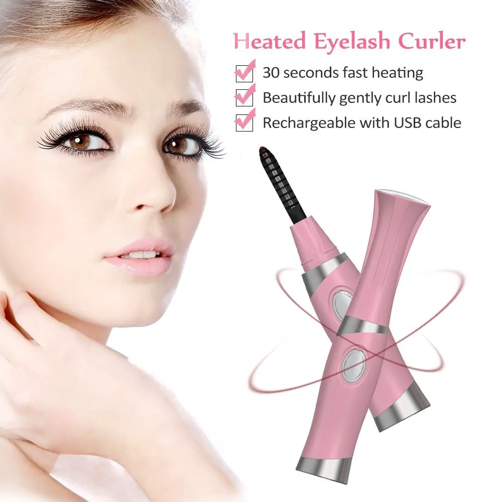 Электрическая плойка для завивки ресниц с подогревом и расческой долговечный