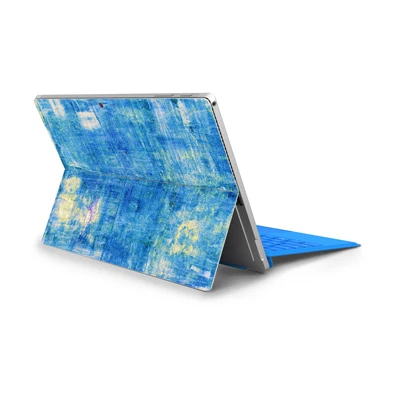 Синий Стиль масляной живописи наклейки для ноутбука для microsoft Surface Pro 6 Pro 5 задняя крышка ПВХ Виниловая Наклейка Наклейки для Surface Pro 4 - Цвет: SPS-16(048)