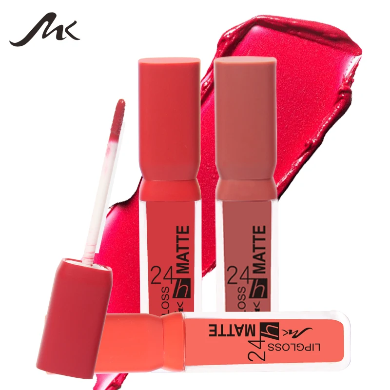 MK бренд Lips beauty матовый Makup пигмент водонепроницаемый стойкий блеск для губ 12