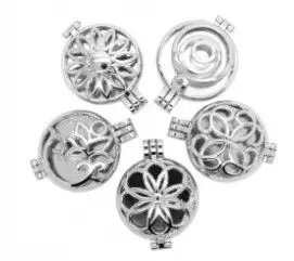 

Имитация платины 10 шт внутренний 30 мм сплав Полые символ мира живая память фото медальон Подвески для DIY эфирные масла