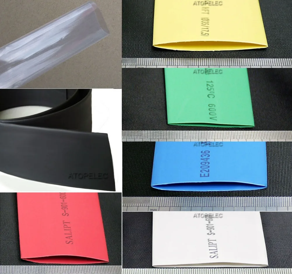 Полиолефиновая термоусадочная трубка диаметром 57 мм/35 мм 2:1 ROHS UL 1 метр |