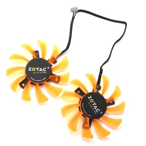 2 шт.лот, кулер APISTEK GA81S2U 75 мм 4Pin GTX660, DC12 0.38A для Zotac, охлаждение графических карт