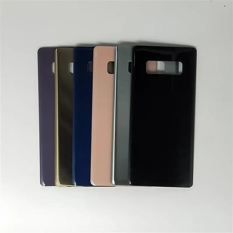 Для SAMSUNG Galaxy Note 8 N9500 N9500F задняя крышка из стекла для батареи N950 дверь Корпус