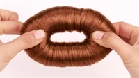 10pcs plate hair donut bun maker magic foam hair styling tools princess hairstyle hair accessories elastic hair bands