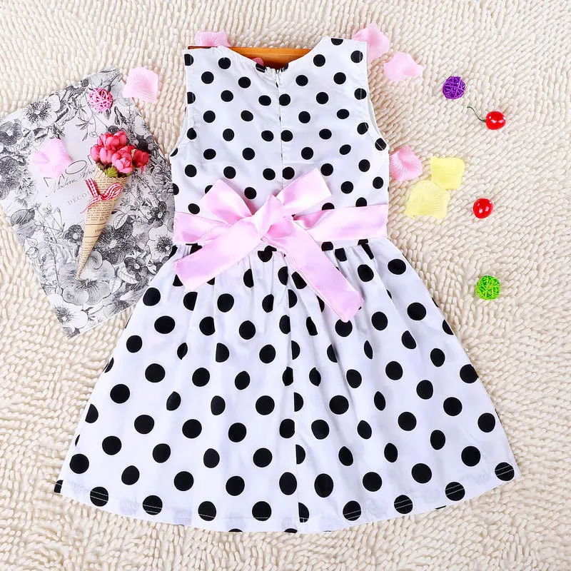 Disney летнее платье для девочек 2019 Одежда и аксессуары белого цвета с узором в