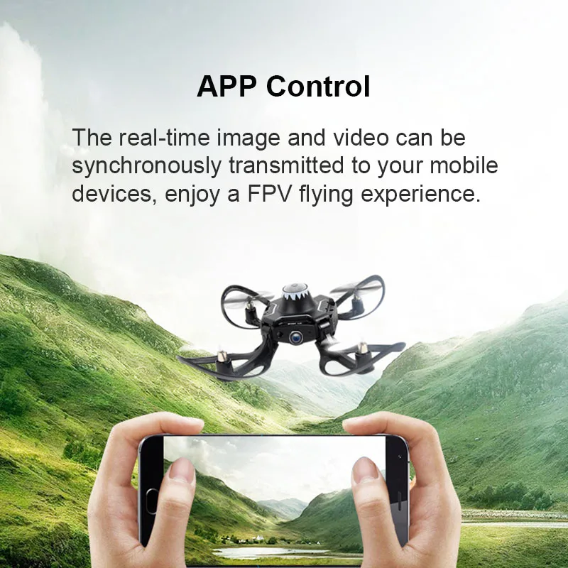 Мини Складная перчатка с ручным датчиком Wi Fi RC вертолет игрушки HD камерой датчик