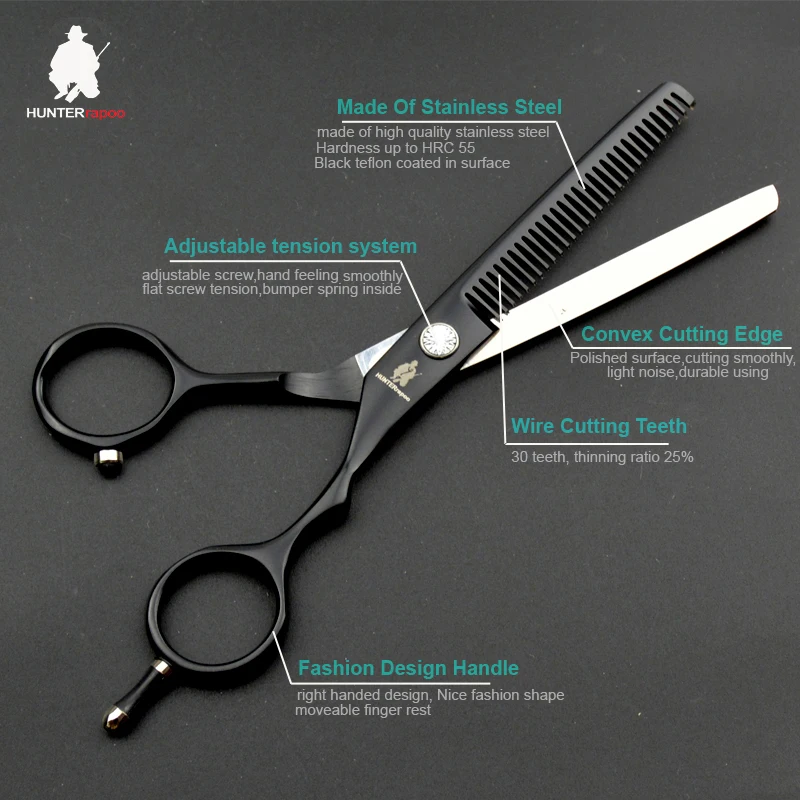 Японские Профессиональные Парикмахерские ножницы HT9122 30% скидка|thinning scissors|hairdressing