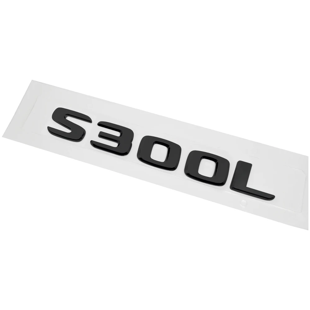 

Car Rear Trunk Plastic Sticker For Mercedes Benz W210 W211 W203 W204 W124 W168 W124 W205 S63 S200 S250 S300 S300L S320 Emblems