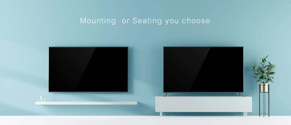 Xiaomi Smart tv 4 75 дюймов беспроводной Ультра-тонкий AI интеллект голосовое телевидение английский интерфейс 4K HDR 2 ГБ+ 32 Гб ram Dolby+ DTS