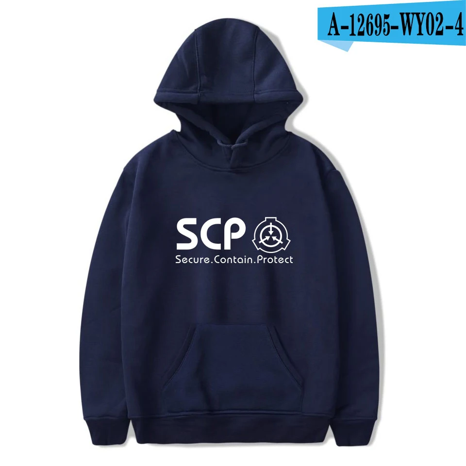 As shown Scp Foundation Последняя мода повседневная толстовка с капюшоном крутая Harajuku с круглым вырезом Мужская Женская нейтральная рубашка толстовка с капюшоном - Цвет: As shown