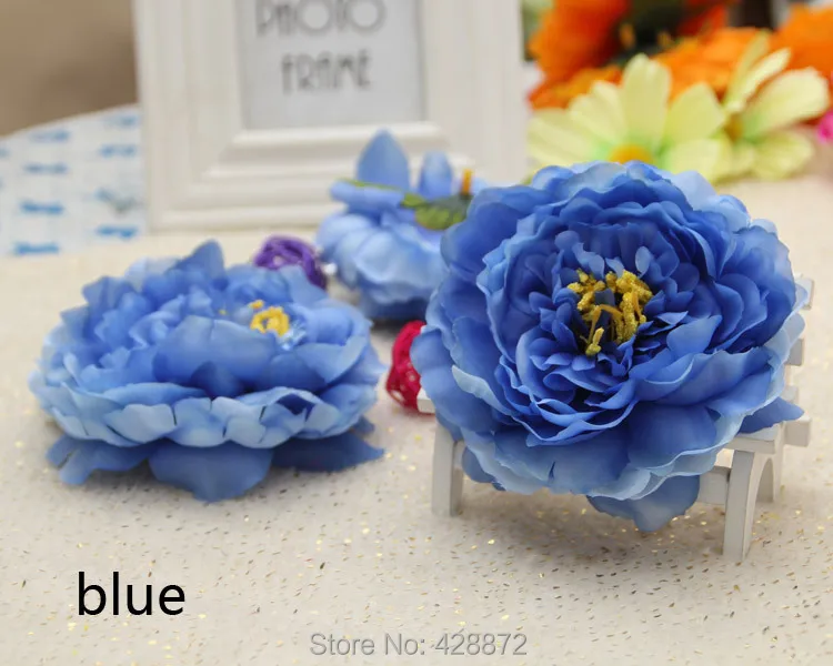 Бесплатная Доставка 10 шт./лот 11 см Искусственный цветок пиона из шелк