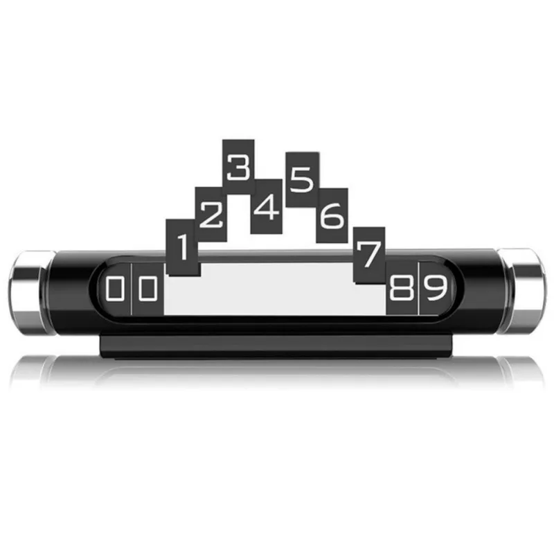 Автомобильная светящаяся номерная табличка для парковки стикер скрытый номер