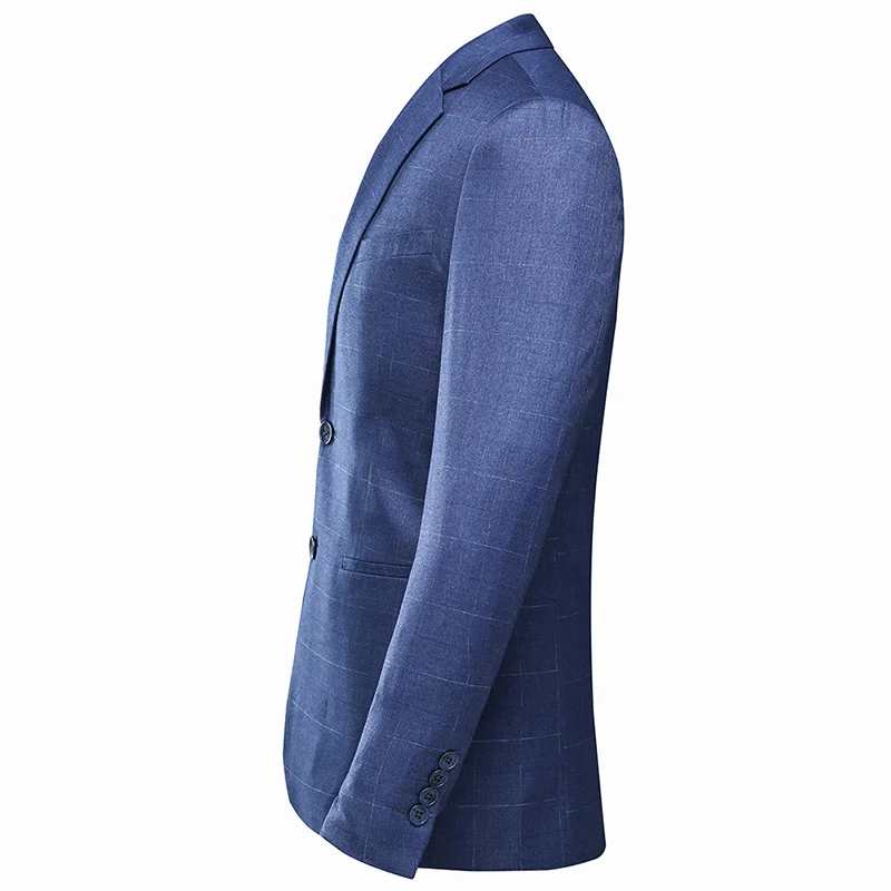 YUNCLOS европейский размер Мужской Блейзер пиджак формальный деловой блейзер