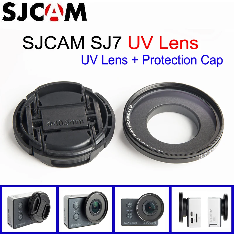 Оригинальный Ультрафиолетовый объектив SJCAM SJ7 Star MC 40 5 мм с защитной крышкой