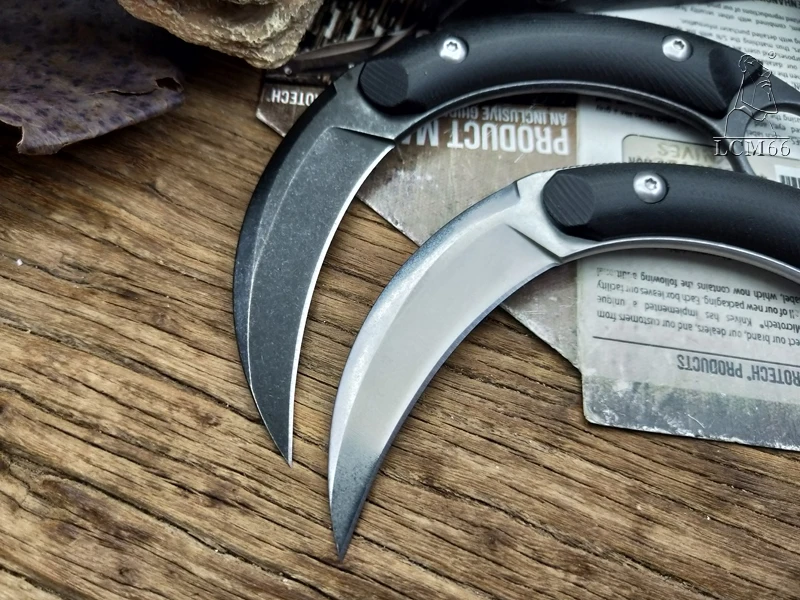 LCM66 tactical karambit High-end D2 steel scorpion claw knife outdoor camping jungle survival battle Fixed blade self defense cs