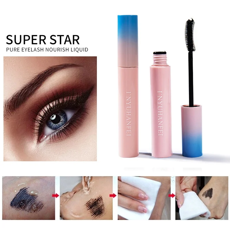 Новинка тушь для ресниц 3 удлинения шелковое волокно водостойкая черная густая