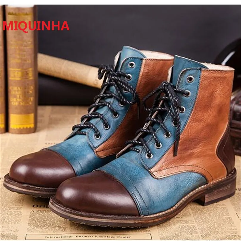 Мода 2017 г. разноцветные Для мужчин S botines Hombre Женские ботинки ботильоны Кружево до