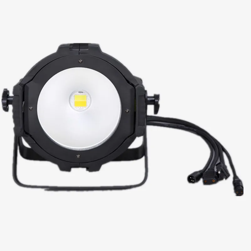 4 шт./лот высокая мощность 200 Вт белый + теплый светодиод cob par light led wash для фона|par