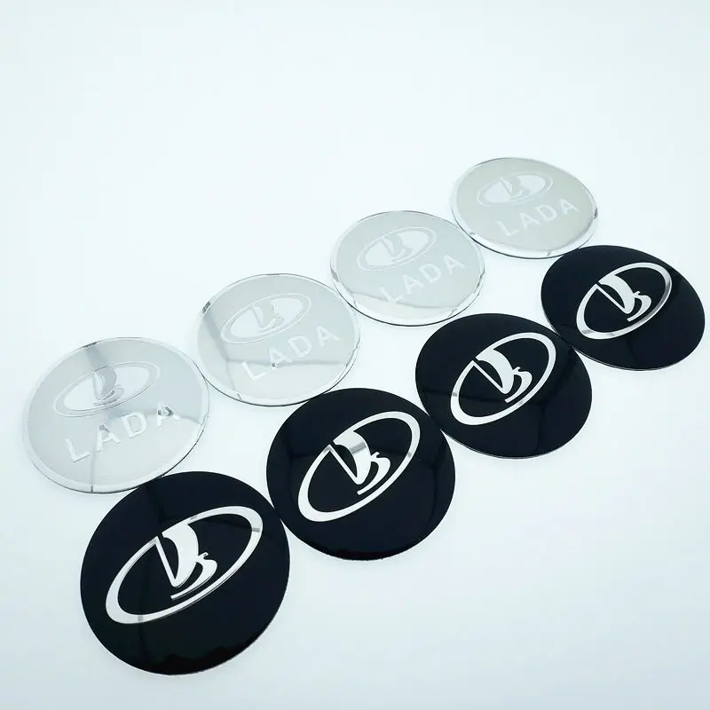 Автомобильный Стайлинг 4 шт. колпачок ступицы колеса наклейки 56 мм эмблемы для Lada