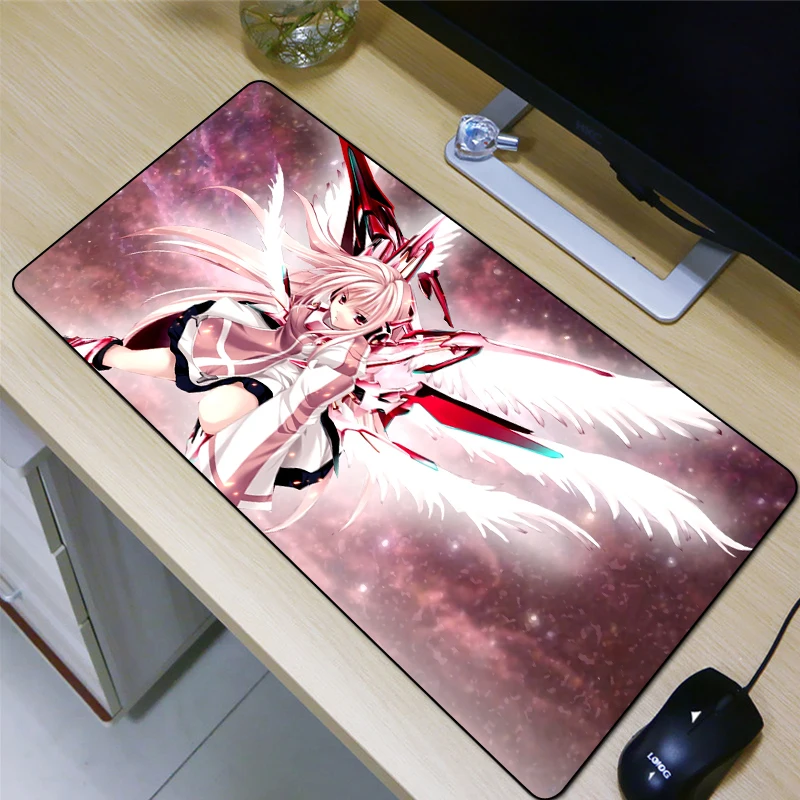 Коврик для мыши QQQRGB 80x40 см XL матрас с прозрачной картинкой Компьютеризированный