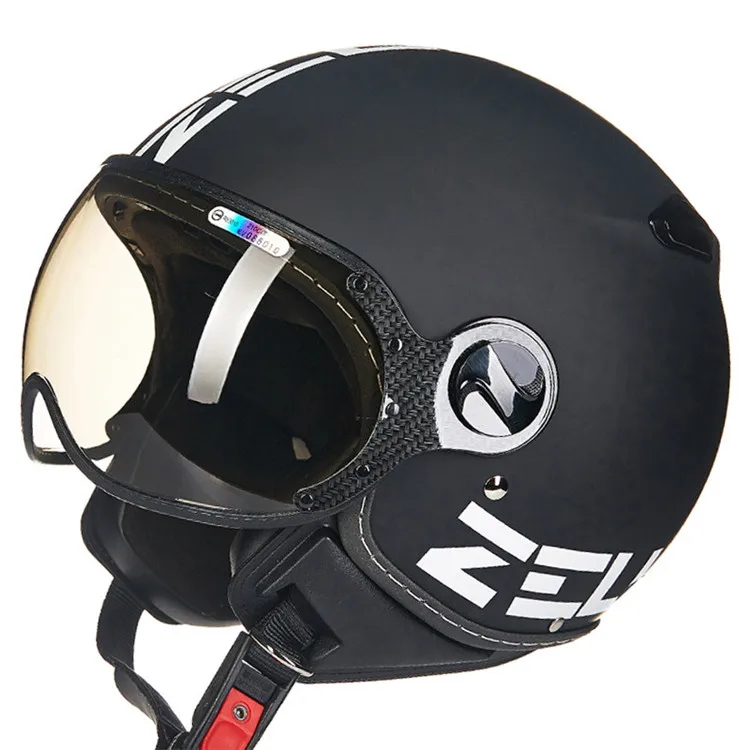 Matt Black Words Moto rcycle шлем Chopper с открытым лицом винтажный шлем 210c4 moto Casque Casco moto cicleta Capacete Pilot мужские и женские шлемы - Цвет: Matt Black Words