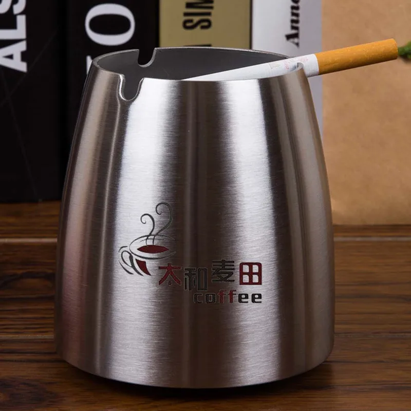 

Stainless steel wind proof conical cigarette cigar ash tray (inner bracket)