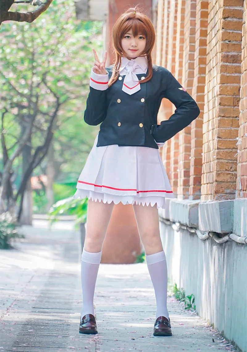 Карточный чехол магический костюм сакуры для девочек школьное платье Tomoyo