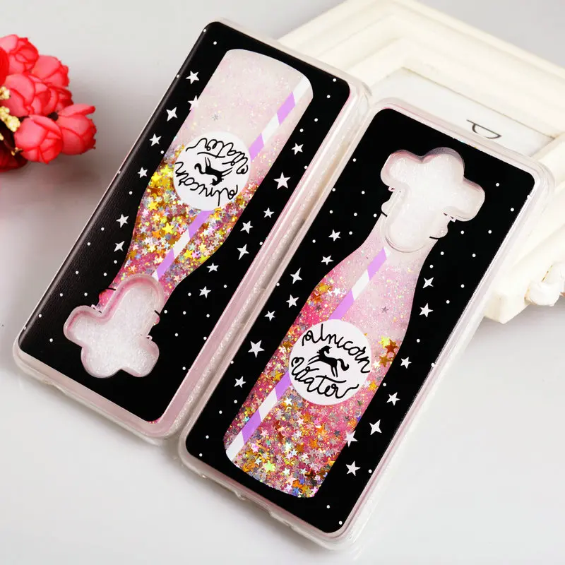 Чехол с зыбучим песком для Huawei Mate 10 Pro силиконовые чехлы жидкими блестками Mate10