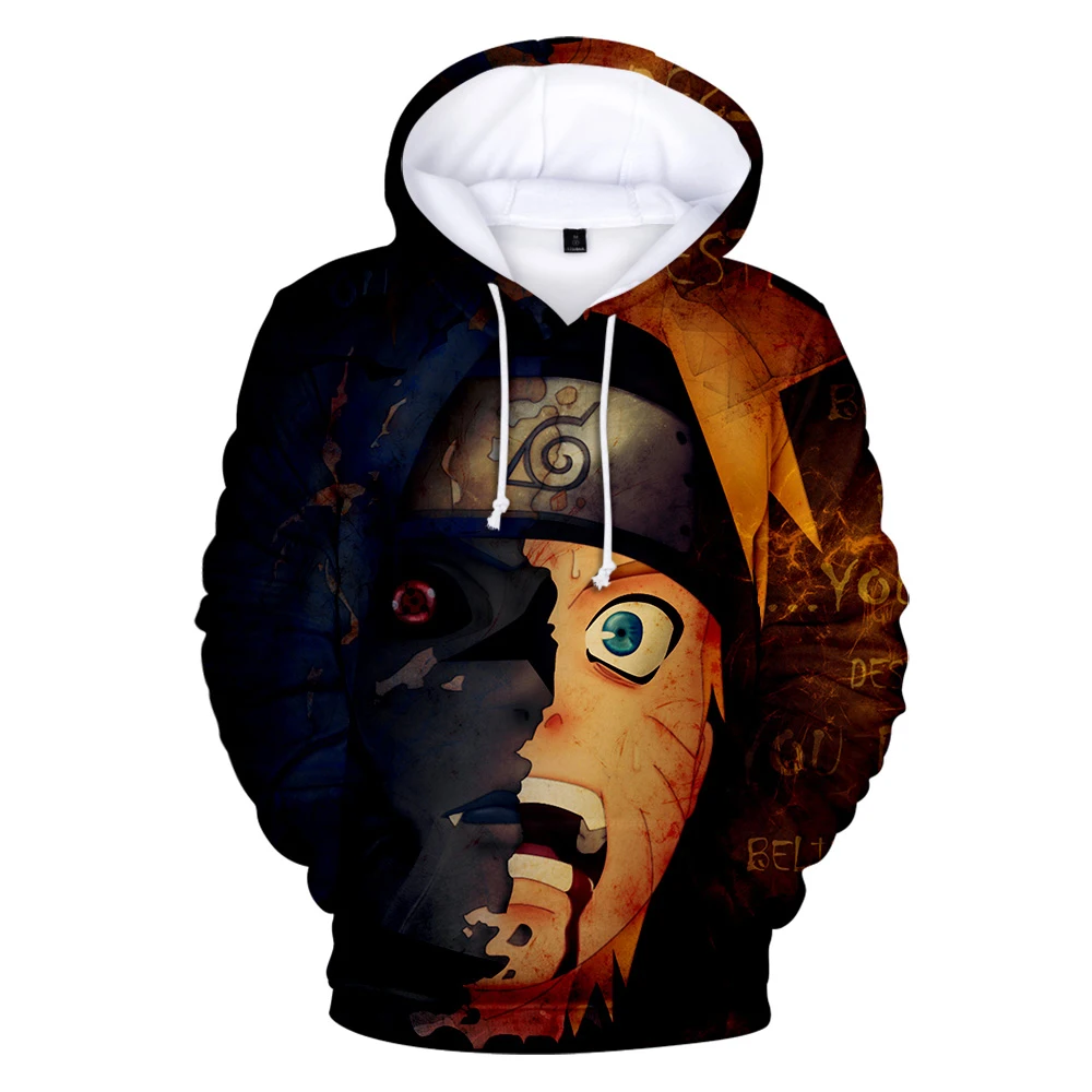 New 3D Printing Hoodie Anime Naruto Hooded Fashion Hip Hop Sweatshirt 3D Naruto Hoodies Men Pullovers Winter/Autumn Outwear