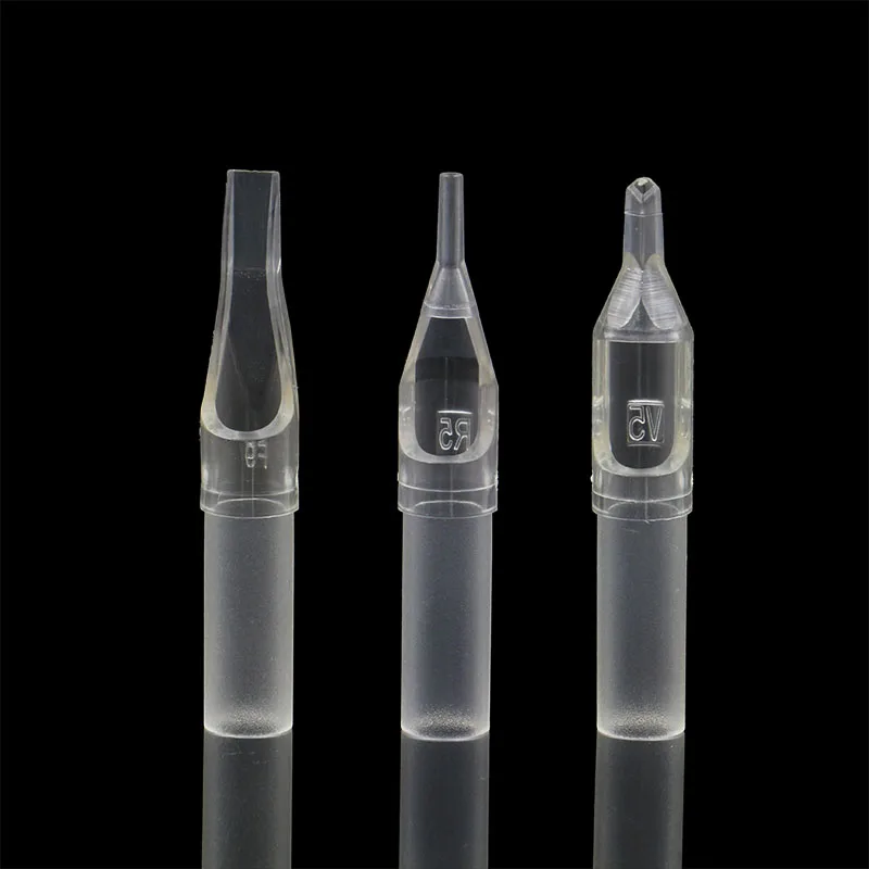 Одноразовые Типсы для татуировок 9D из прозрачного пластика с 9 алмазами разные