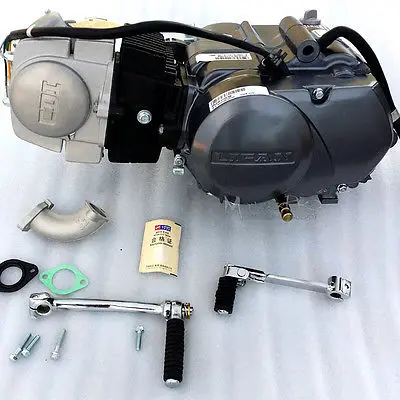125CC LIFAN двигатель комплект ручной сцепление грязи/питбайк/мотоцикл 1 вниз 3