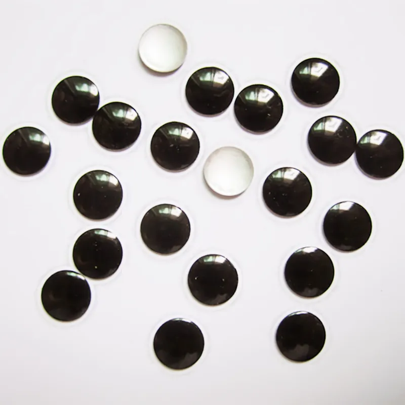 Панк шпильки круглая AA Nailhead цветная заклепка горячей фиксации белые/черные шипы