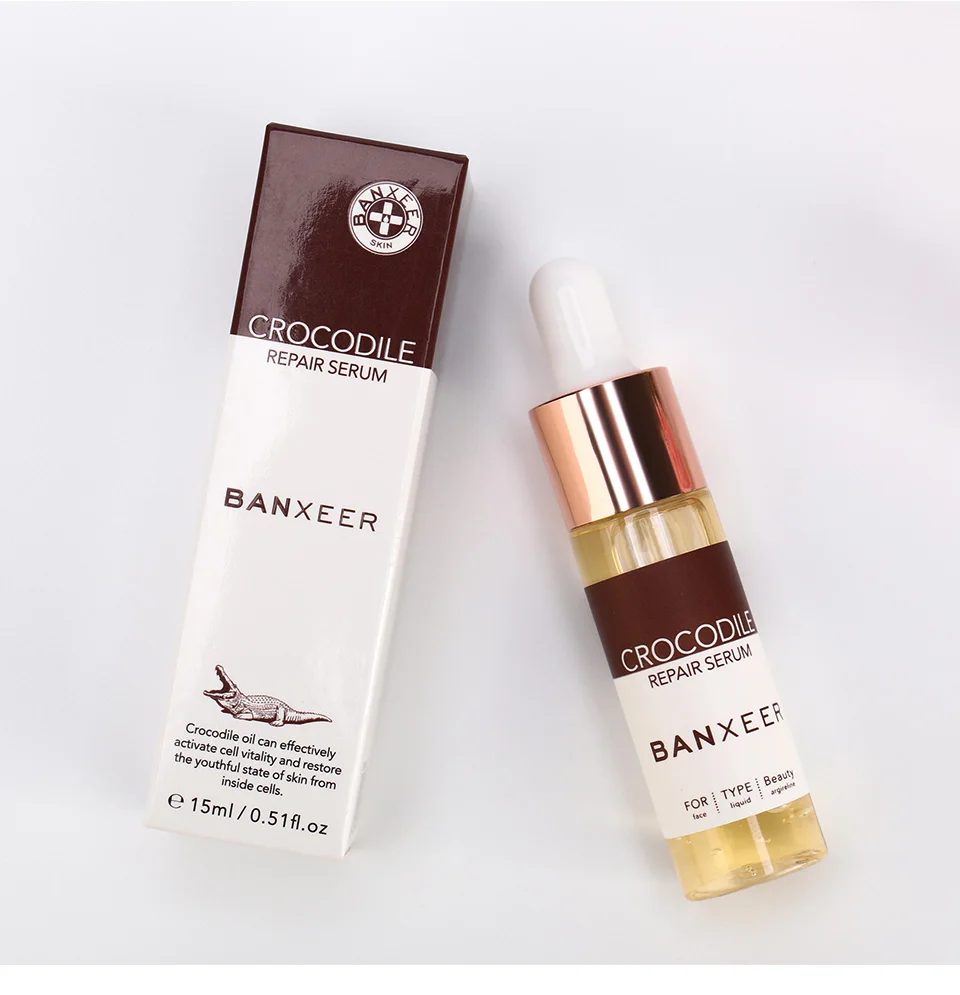 BANXEER Сыворотка для восстановления кожи крокодила, сыворотка для лица, корректор пигментации, для удаления рубцов от акне, отбеливающая акне, пятна, угри, уход за кожей