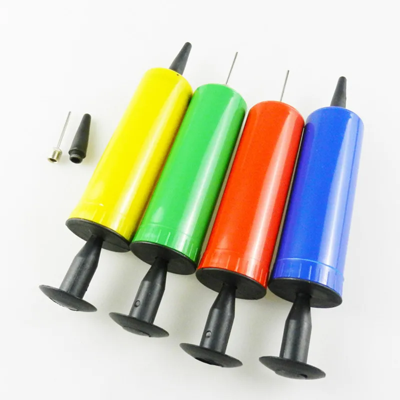 Мини насос для мяча аксессуары воздушного шара ручной воздушный два вида игл