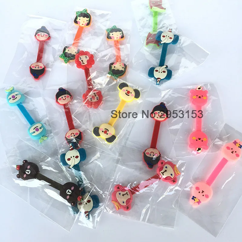 Новое поступление 10 шт./лот мультяшное устройство для намотки кабеля органайзер