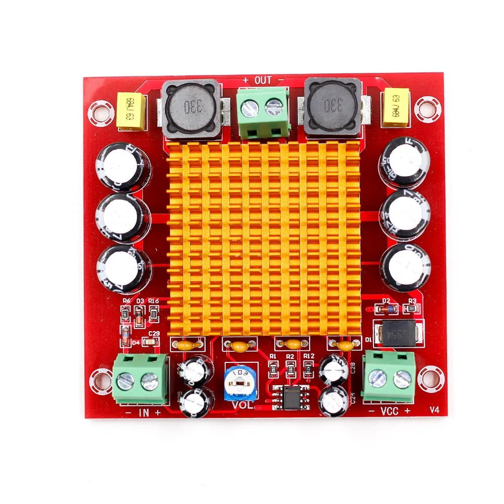 XH-M544 DC 12V 24V 150W TPA3116DA TPA3116 D2 Mono Channel Digital Power Audio Amplifier Amp Board With Preamplifier NE5532 | Электроника