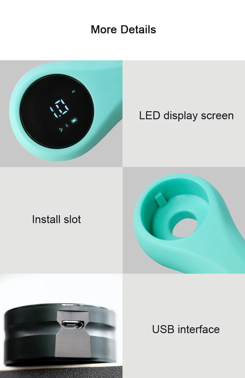 Xaomi Youpin Move It Beat гантели портативный мини usb зарядка триколор Смарт спортивные гантели фитнес оборудование
