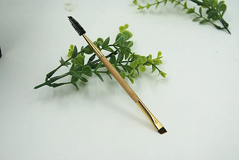 Двухсторонняя кисть для бровей серии Bamboo T расческа ресниц Кисть макияжа
