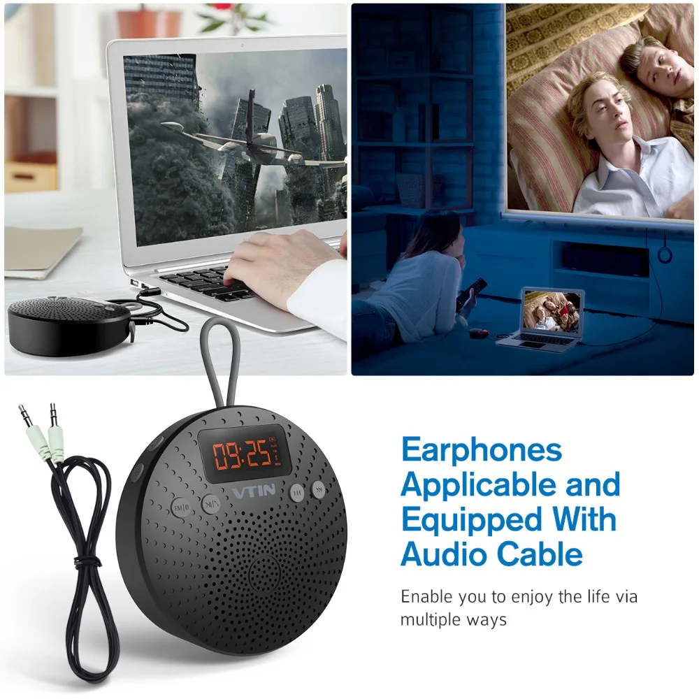 Vtin Bluetooth FM динамик глубокий бас стерео звуковая коробка портативный беспроводной