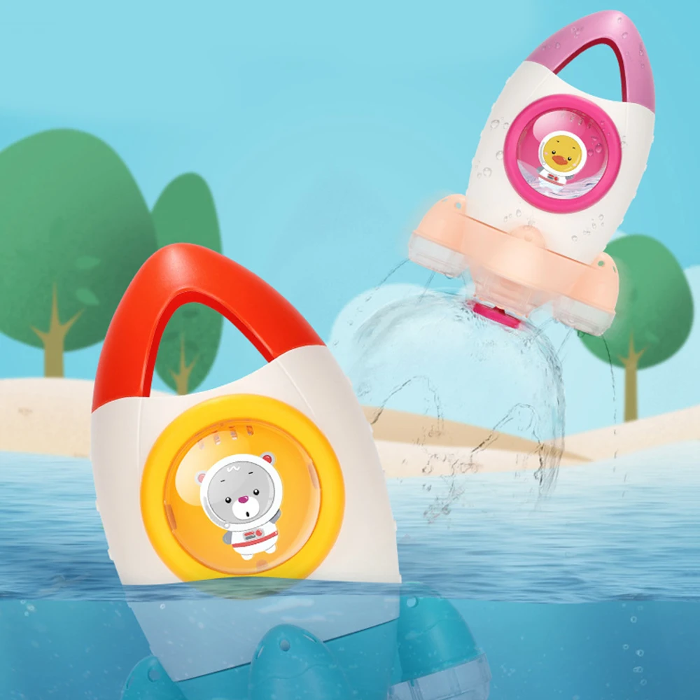 Детские Мультяшные Игрушки для ванны летняя водная Веселая игра спрей динозавр